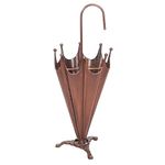 Dibor Copper Free-Standing Metal Brolly Umbrella Holder Hallway Rack Stand