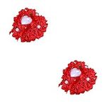 Abaodam 2 pcs Ring Wedding Valentin