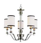 Trans Globe Lighting 7975 BN 5-Light Chandelier, Brushed Nickel