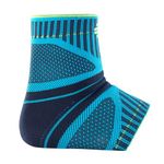 Bauerfeind Sports Ankle Support Dynamic - Ankle Compression Sleeve for Freedom of Movement - 3D AirKnit Fabric for Breathability - Premium Quality & Washable (Medium, Rivera)