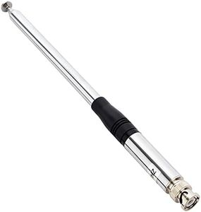 HYS 27Mhz Antenna 9-Inch to 51-inch Telescopic/Rod HT Antennas for CB Handheld/Portable Radio with BNC Connector Compatible with Cobra Midland Uniden Anytone CB Radio