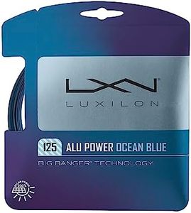 Luxilon ALU Power 125 Tennis String - Set, Ocean Blue