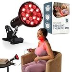 LifePro InfraGlow NIR & Red Light Therapy Lamp - Infrared Red Light Therapy Device with 18 LEDs & Clip-On Lamp - at-Home Red Light Therapy for Body, Chronic Pain Relief, Skin Wellness, & Recovery Accelaration