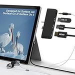 USB Docking Station For Surface Go 3/Surface Go 2/Surface Go, Rytaki Pro 4 in 2 USB Hub with HDMI Support 4K@30Hz, USB 3.0 & USB 2.0 Port, 3.5mm Audio/Headphone Jack Combo Adapter usb hub converter