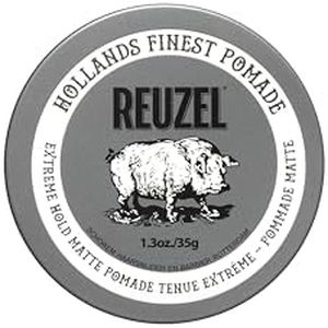 Reuzel Extreme Hold Matte Pomade, Strong Hold Matte Pomade For Men Low Shine Pomade 1.3oz/35g