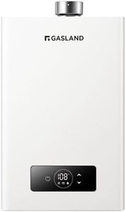 GASLAND 2.64 GPM Indoor Natural Gas Tankless Water Heater, 68,000 BTU Residential On Demand Gas Water Heater, 120 Volt Multiple Points of Use Water Heater