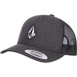 Volcom Full Stone Cheese Trucker Cap, charcoal, One Size