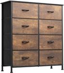 DWVO 8-Drawer Fabric Dresser, Furniture Storage Tower Cabinet, Organizer for Bedroom, Living Room, Hallway, Closet