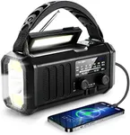 10000mAh Solar Radio, Crank Radio, 