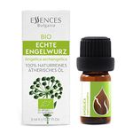 Essences Bulgaria Organic Angelica Essential Oil 1/6 Fl Oz | 5ml | Angelica archangelica | 100% Pure and Natural | Undiluted | Therapeutic Grade | Family Owned Farm | Steam-Distilled | Non-GMO | Vegan