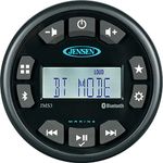 Jensen JMS3RTL 3 Inch Bluetooth AM/FM/WB/USB Waterproof Stereo – Black