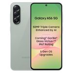 Samsung Galaxy A56 5G (Awesome Olive, 8GB, 256GB) | Segment Most Complete Triple Camera | AI Editing | 4nm Processor | sAMOLED Display| Gorilla Glass Victus+| 5 Gen OS Upgrades