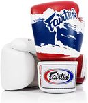 Fairtex BGV1 Muay Thai Boxing Training Sparring Gloves for Men, Women, Kids | MMA Gloves for Martial Arts| Premium Quality, Light Weight & Shock Absorbent 12 oz Boxing Gloves -Thai Pride