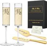 Yeegook Mr and Mrs Champagne Flutes