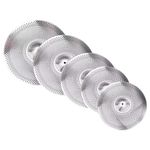 SECRET DESIRE 5Pcs Quiet Cymbals Practice Set Low Volume Cymbal Pack for Apartment Bedroom