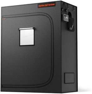 Spider Farmer 4x2 Grow Tent Pro-Grade, 48"x24"x60", with Observation Window and Floor Tray, 1680D Thicken Mylar Canvas, 4x2x5 for Indoor Hydroponic Growing for SF2000, SE4500, G4500