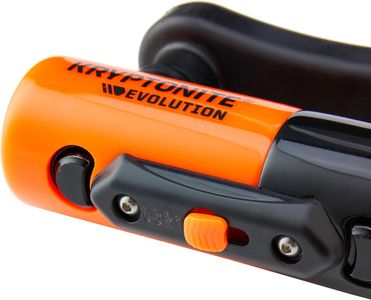 Kryptonite Evolution Compact Disc Lock – Orange Anti-Theft Security