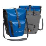VAUDE Aqua Back Plus bike pannier bag, 2 x rear bike rack bag waterproof, 51 liters total volume, cycling bag rear, easy mounting - Made in Germany