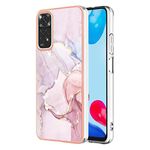 SEAHAI Case for Xiaomi Redmi Note 11S/Redmi Note 11 4G, Ultra Thin Premium TPU Bumper Shockproof Hard Cover Fashion Cute Graphic Colorful Silicone Skin Slim Case - Rose gold