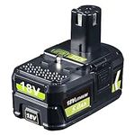 VANTTECH 5.0Ah battery Replace for Ryobi 18v Battery, lithium_ion Battey for Ryobi ONE+ P104 P105 P107 P108 P507 BPL-1815 BPL-1820G BPL18151 BPL1820 Tools