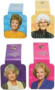 Ata-Boy Golden Girls Cast Set of 4 1" Magnetic Page-Top Bookmarks