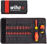 Wiha slimVario 1000V Screwdriver and Bit 18-Piece Set, Assorted