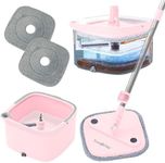 Square Spin Mop and Bucket Smart Fl