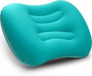 Areo Comfort Ultralight Inflatable by Pressing Air Pillow - Compact, Comfortable, Ergonomic Pillow for Neck & Lumbar Support for Travel Trips, CAPMING, Home, Office (Head Pillow Set of 1)