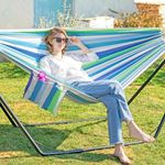 GAFETE Double Hammock with Stand fo