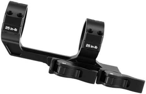 Techhunters Precision Rifle Scope Mounts - 7075 Aluminum Quick Release Picatinny Cantilever Scope Mounts 1.54 inch Center High (34mm)