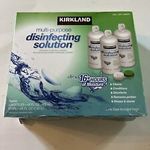 Kirkland Signature Disinfecting Solution for Soft Contacts 3 PACK 16 oz OPEN BOX