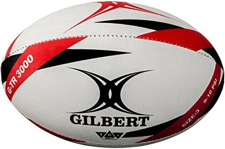 Gilbert g-tr3000 – Ball Rugby, Unisex Adult, G-TR3000, red, 3