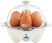 Dash Rapid Egg Cooker - Boiler, Poacher & Steamer - Includes Measuring & Recipe Guide - Dishwasher Safe - BPA Free - Holds 7 Eggs, Cream