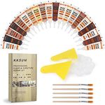 DAIXISM Wood Repair Kit Restore Any Wood Furniture, 20 Colors Resin Repair Compounds Cover Surface Scratch for Stains, Scratches, Floors, Tables, Desks, Carpenters, Bedposts, Touch-Ups, Cover-Ups