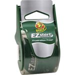 Duck Brand EZ Start Packaging Tape with Dispenser, 1.88"x22.2 yd Roll, Single Roll, Clear (285886)