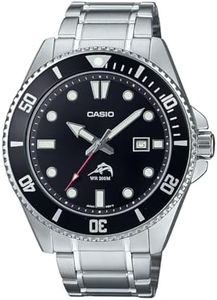 Casio Classic Diver Stainless Steel Watch Date Indicator MDV-106DD-1A1VCF