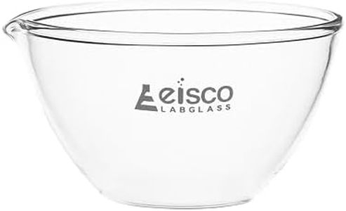 EISCO Evaporating Basin, 100ml - Flat Bottom, with Spout - Borosilicate 3.3 Glass - Mixing Dish Bowl, Laboratory, Kitchen, Crafts