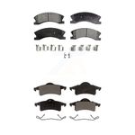 TEC Front Rear Ceramic Brake Pads Kit Replacement For Jeep Grand Cherokee KTC-100492