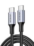 UGREEN USB C to USB C Cable 100W Fast Charge USB Type C to C Cable Compatible with MacBook Pro/Air, iPad Pro 2022, iPhone 15, Galaxy S24 S23 Ultra, Huawei P60, Pixel 7 6 (1M)