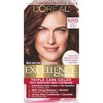 L’Oréal Paris Excellence Crème Permanent Hair Color, E5 Light Reddish Brown, 100% Grey Coverage, Hair Dye, 1 EA