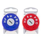 HF4 Wax Guard Wheel for Hearing Aids- Hearing Aid Wax Filters Earwax Traps (Red&Blue) (Red&Blue)