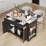 YITAHOME Kitchen Island with Stainl