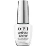 OPI Infinite Shine Nail Polish - Alpine Snow™ - Gel Like & Long Lasting White Crème Nail Polish - with Pre-Cured Gel Technology & OPI Pro-Wide Brush (15ml)