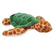 Wild Republic EcoKins Sea Turtle Stuffed Animal 12 inch, Eco Friendly Gifts for Kids, Plush Toy, Handcrafted Using 16 Recycled Plastic Water Bottles