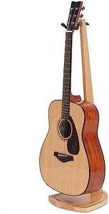 Musbeat Guitar Stand, Acoustic Guitar Stand, Red Oak Wooden Guitar Stand, Floor Guitar Stand for Acoustic Guitar, Mandolin, Wood Guitar Stand for Home, Living Room Decoration, Guitar Gifts for Men