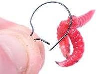 anglerholics 20PCS Fishing Maggot Clips Rings Baits Hook Practical Metal Terminal Tackle for Carp Fishing Accessories XS S M L (Large)