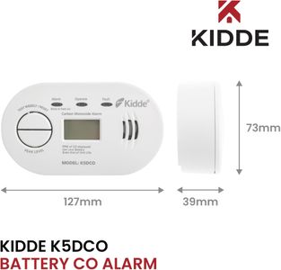 Kidde Digital Carbon Monoxide Alarm – Battery Operated Detector