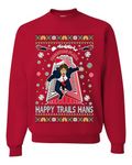 Wild Bobby Nakatomi Plaza Christmas Party 1988 Classic McClane Die Hard Ugly Christmas Sweater Crewneck Sweatshirt, Red Hans, X-Large