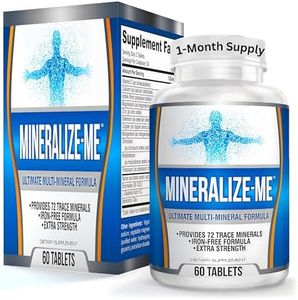 MINERALIZE-ME: Multimineral Supplement (Iron Free) with 72 Trace Minerals/Natural Multiminerals/High Potency Multi Mineral Supplements/All-in-1 Formula / 60 Tablets