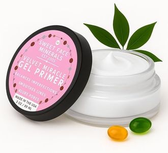 3Oz SPF 30 Gel Face Primer by Sweet Face Minerals – Hydrating, Dewy, Moisturizing Base for Dry Skin, Foundation Prep, Primer Para Maquillaje